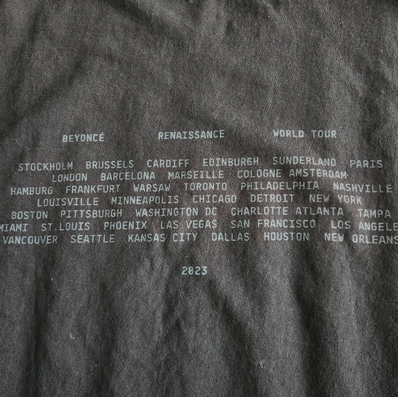 Beyonce Renaissance World Tour T-Shirt Mens Size Large - Picture 4 of 5